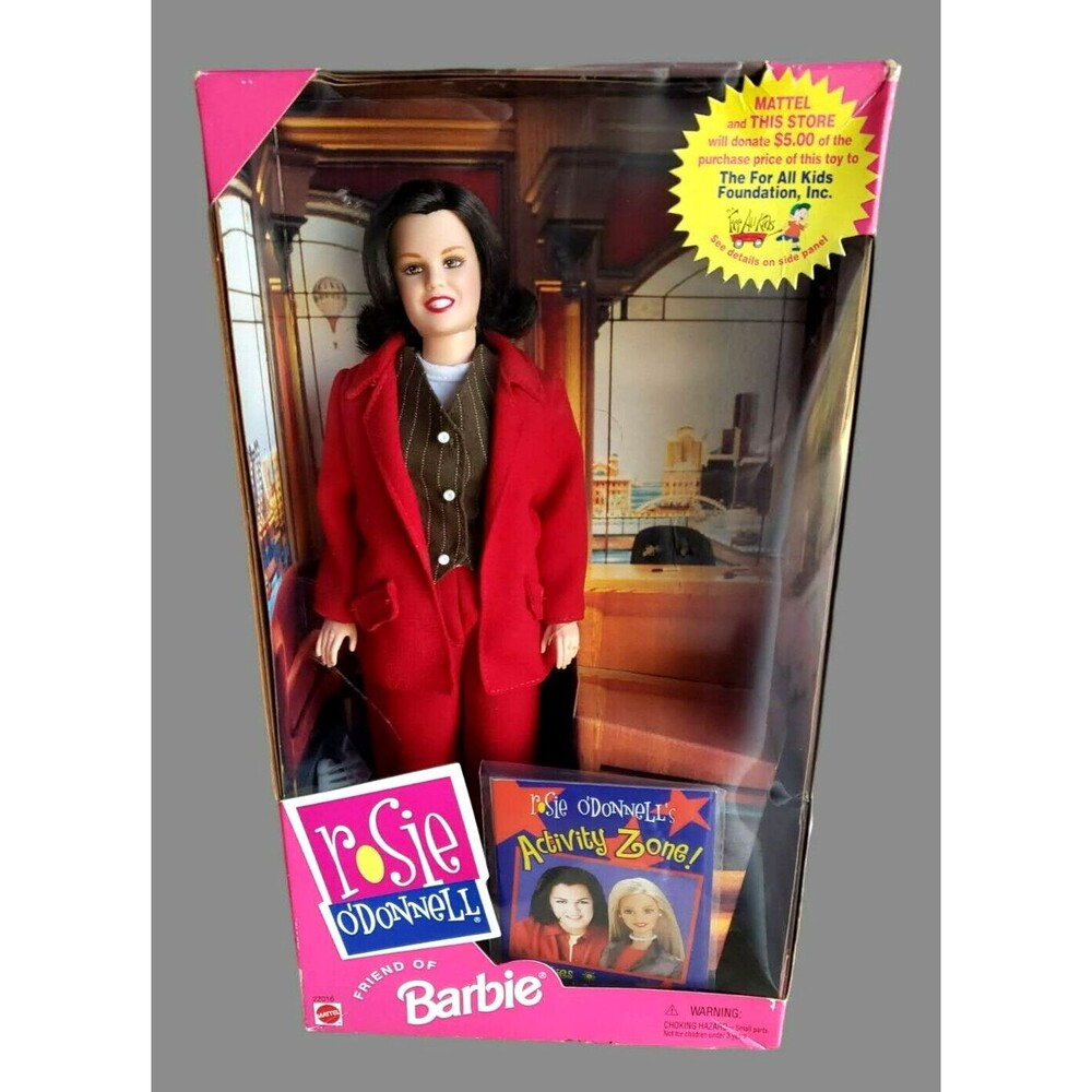 1999 Mattel Barbie Doll ROSIE O'DONNELL Friend Of Barbie Rosie O'Donnell Show!
